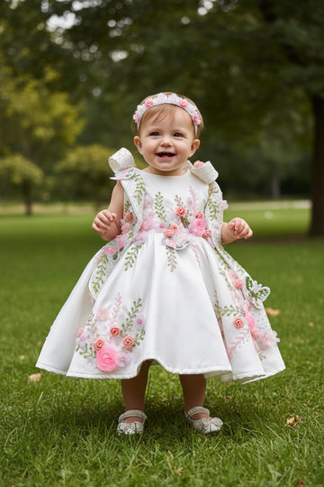 White Handmade Designer Dress
