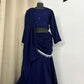 Blue stylish saree