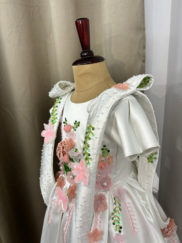 White birthday dress for princess