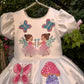 Fairy Hand Painted Baby Dress