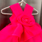 Pink Flower Organza Dress