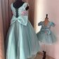 Blue Mother Daughter Dress