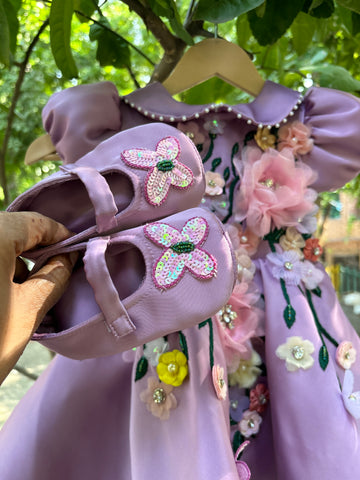 Purple Birthday dress for Girls