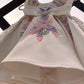 White Handmade Shoulder Starp Dress