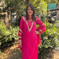 Pink Mirror Handwork Suit Set