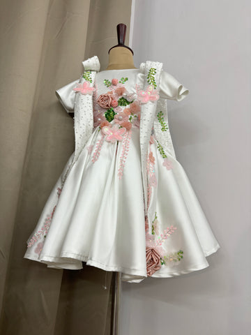 White birthday dress for princess