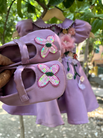 Purple Birthday dress for Girls