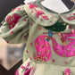 Green Handpainted Baby Dress