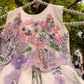 White Handmade 3D Butterfly Dress