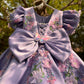 Lavender Handmade Baby Dress