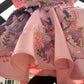 Pink Handmade Lavender Bow Dress
