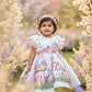 White Handpainted Dress