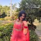 LD-009 Pink Handmade Anarkali Set