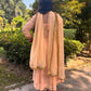LD- 013 Peach Handmade Anarkali Set