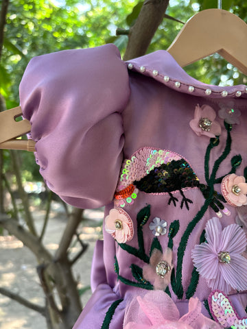 Purple Birthday dress for Girls