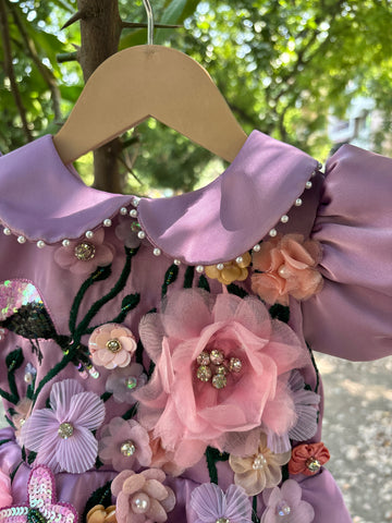 Purple Birthday dress for Girls