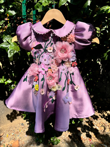 Purple Birthday dress for Girls