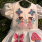 Fairy Hand Painted Baby Dress