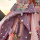 Pink Handmade Lavender Bow Dress