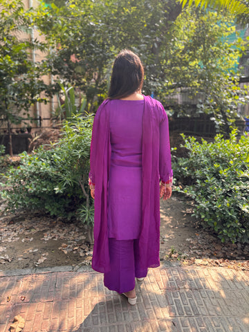 LD- 006 Purple Handmade Suit Set