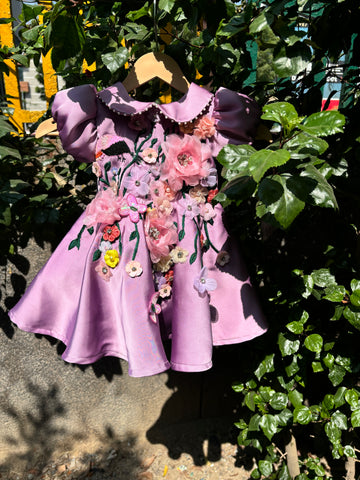 Purple Birthday dress for Girls