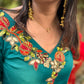LD-005 Red And Green Handmade Suit Set