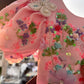 Pink Handmade Lavender Bow Dress