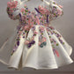 White Handmade 3D Butterfly Baby Dress