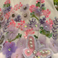 White Handmade 3D Butterfly Dress