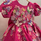 Deep Pink Handmade Baby Dress