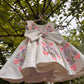 White Handmade 3D Butterfly Dress