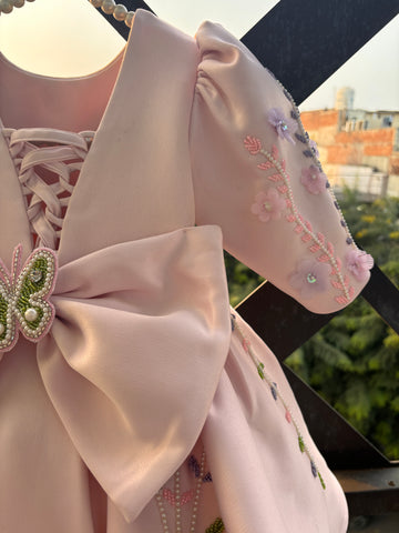 Pink Handmade Baby Dress