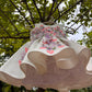 White Handmade 3D Butterfly Dress