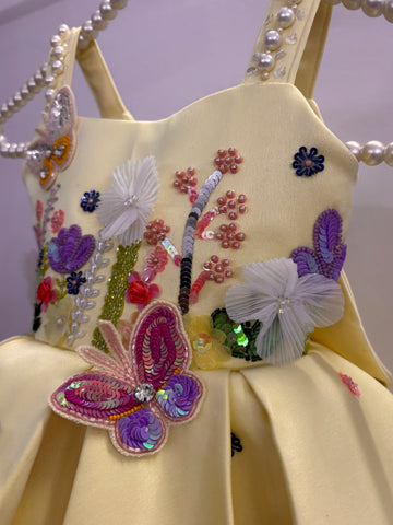 Butter Yellow Handmade Dress