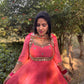 LD-009 Pink Handmade Anarkali Set