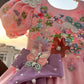 Pink Handmade Lavender Bow Dress