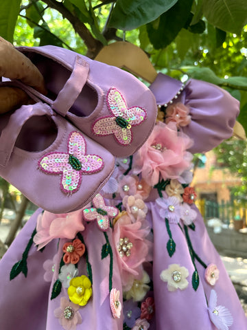 Purple Birthday dress for Girls