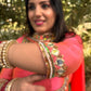 LD-009 Pink Handmade Anarkali Set