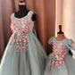 Blue Mother Daughter Dress