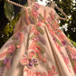 White colour beautiful dress of authentic handwork