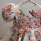 White Handmade 3D Butterfly Baby Dress