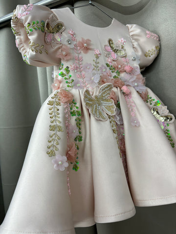 Peace Birthday Dress for baby