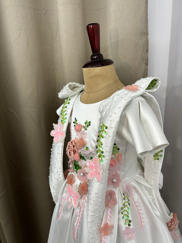 White birthday dress for princess