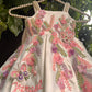 White colour beautiful dress of authentic handwork
