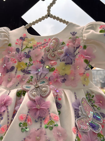 White Handmade Dress