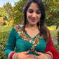 LD-005 Red And Green Handmade Suit Set