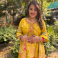 Yellow Printed Handmade Suit Set