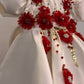 White & Red Baby Dress