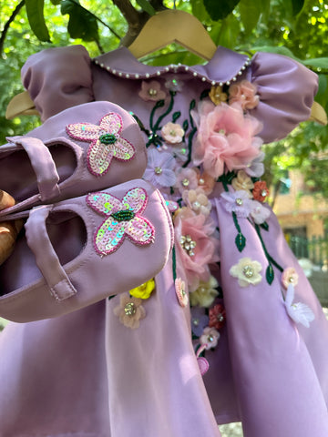 Purple Birthday dress for Girls
