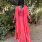 LD-009 Pink Handmade Anarkali Set